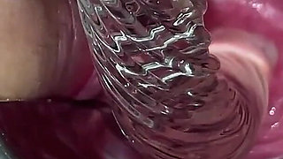 Glass Dildo Cervix Penetration