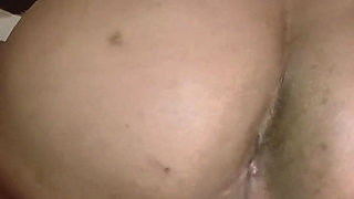 Big Ass Trans Fucked Without a Condom in Leopard Lingerie