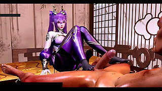 3D Curves Glow: Booty Girl Unchained - 3D Animation Hentai