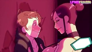 Boyfriend Fucks Step-daughter and Mom in 3D Hentai Cartoon