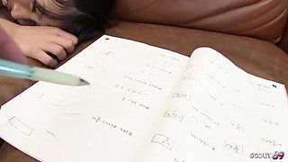 Petite Japanese Step Sister Mika Shindo 18 Year Old Seduced to First Time Fuck - Full Uncensored JAV