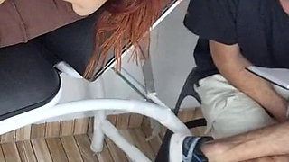 Cuckold Takes Wife to Exam and Ends up Reading a Book!