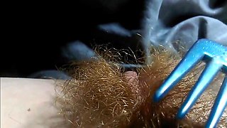 Hairy Amateur Redhead Pussy Masturbation