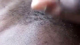 Stroking BBC Full Cum on My Tummy