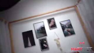 BBW Amateur Slut Hogtied & Fucked Hard in Bondage Sex