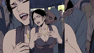 Indian Slutty Babes Degraded & Ravaged by Ugly Fat Dirty Old Men in the Bus - Part 1