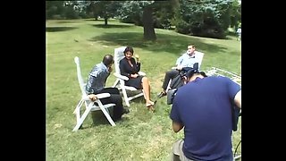 Real Behind the Scenes Blowjob with Mature Brunette - Episode 05