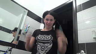 Guy loses towel in front of me SPH