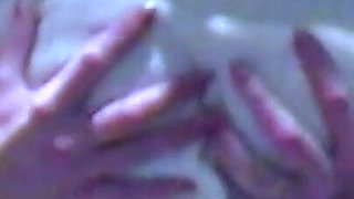 Amateur masturbation in the bathroom