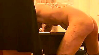 Cold Caning and Some Cute CBT Tied to a Table
