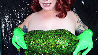 Poison Ivy Gives POV a JOI to Her Latex Gloves and Big Tits