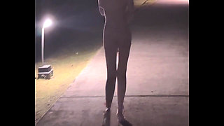 Big Tits, Long Legs, Sexy Net Clothes, Big Ass Girlfriend Is Super Exciting to Expose in Front of People on the Street and Then