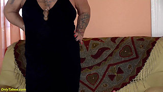 Look at This Tattooed Hairy Nymphomaniac Mature