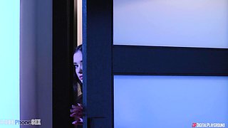 Gia Paige's Silent Caller Lesbian Passion in Heat