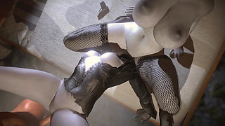 Lady Alcina and Lady Casandra in a Surprise Threesome