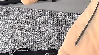 Fucking My Hairy Pussy with a Fuck Machine