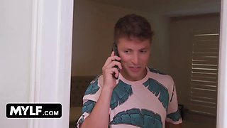 Step son finds hidden grubby photos of his step mother and confronts her about it - mylf