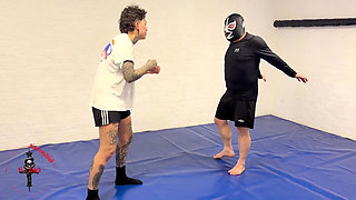 Kourtneyinked Wrestles Pathetic Guy