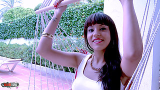 Sasha Jones: the Sublime Young Mixed Race Sasha Jones in My Bed, for a Good Fuck with Squirting