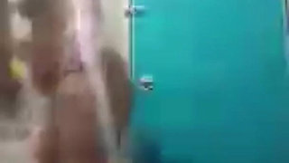 A Beautiful Naked Aunt Taking a Shower Makes Me Very Excited