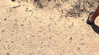 Shameless girl helps the guy to pee outdoor compilation