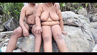 Showing off on Abric Nudist Beach! I Got Naked and Everyone Was Staring!