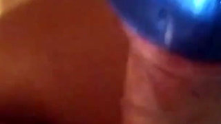 Wife practicing to suck three cocks in Gloryhole