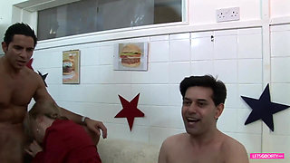 DP orgy with sluts from the Scottish restaurant