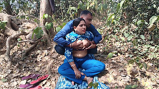 Indian Village Sex Video, Indian Girl Big Boob Press by Her Step Brother in Outdoor Village