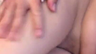 Hairy big ass chick gets sprayed on her face