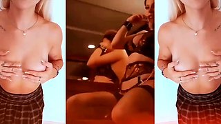 Hot brunette slut for extreme amateur pov blowjob