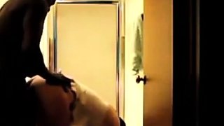 Hot Girl Swings into Interracial Homemade Sex