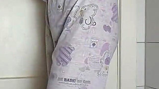 Triple Shame! Asian Teen 3x Desperate to Pee Pants Wetting - Serial Toilet Denial Leaves Pajama, Yoga Leggings & Shorts Soaked