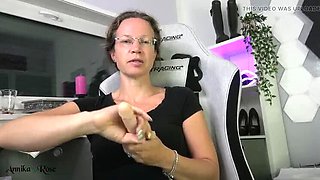 Amateur MILF Annika Bond Gives Honest JOI & Dirty Talk to Jerk Off German Cock