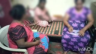 Three Aunty Hot Discussion