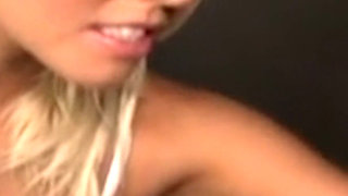 Sexy Blonde Gives Amazing Glorhole Head
