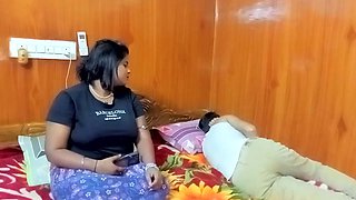 Desi horny wife pussy fucking with her debor infront of husband..