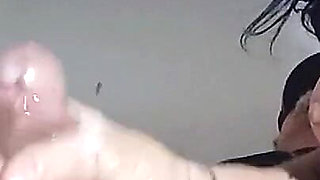 Hotwife Films Herself Giving Her Husband an Amazing Blowjob