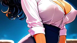 Married Peruvian Boss Fucks Her Assistant at Work While Husband Plans Romantic Surprise - Ai Animation