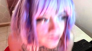 Teen Girl Solo Masturbation and Striptease 27