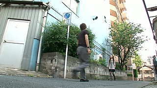 Japanese Redhead Chained for Rough Gangbang Orgy