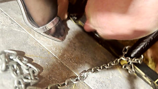 Shaving the prisoners head Mistress Zeida Mistress Roberta from OWK