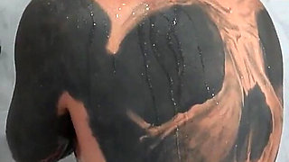 They Cut off His Water at My Neighbor's House and After Helping Him He Fucks Me Until I Make Me Swallow His Milk