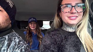 Brazilian Gas Station Slips from Car as Cuckold Watches, Couple DNA Calls Horny Attendant to Pound Her
