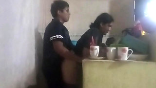 Maid Fucked in the Kitchen (my Wife Almost Found Us Out)