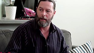 Stunning Young Cutie Drives Stepfamily Wild in Crazy Orgy