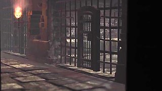 A beautiful princess gets fucked by a dwarf knight in the dungeon - Big ass