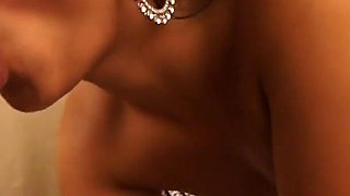 Interracial sex with a brunette ebony slut wants a big black cock in her horny pussy and gives blowjob