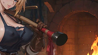 Isekai: Waifu Overlord Gameplay Part 14 - Unlocked 3 H-scenes of Liz