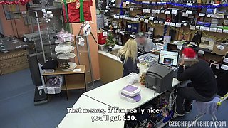 Czech Amateur Pawn Shop 3: Blonde Tattooed Beauty